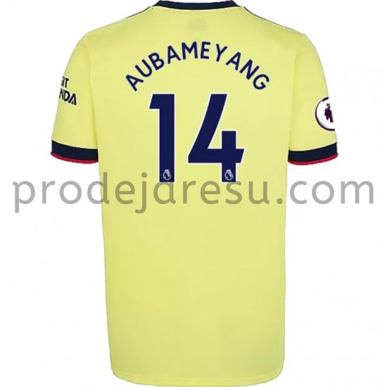 Arsenal Dresy Fotbal Pierre-Emerick Aubameyang 14 Venkovní 2021-2022 Krátký Rukáv