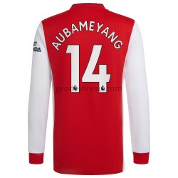 Arsenal Dresy Fotbal Pierre-Emerick Aubameyang 14 Domácí 2021-2022 Dlouhý Rukáv