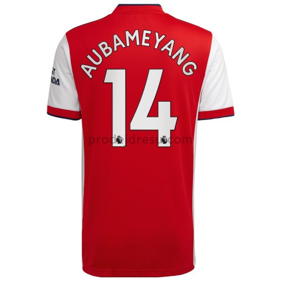 Arsenal Dresy Fotbal Pierre-Emerick Aubameyang 14 Domácí 2021-2022 Krátký Rukáv