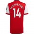 Arsenal Dresy Fotbal Pierre-Emerick Aubameyang 14 Domácí 2021-2022 Krátký Rukáv