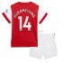 Arsenal Dresy Fotbal Pierre-Emerick Aubameyang 14 Dětský Domácí 2021-2022 Krátký Rukáv