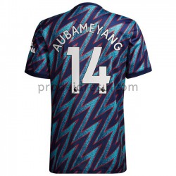 Arsenal Dresy Fotbal Pierre-Emerick Aubameyang 14 Alternativní 2021-2022 Krátký Rukáv