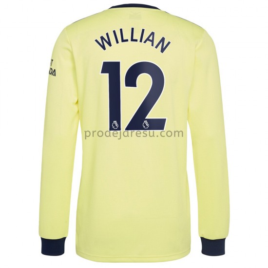 Arsenal Dresy Fotbal Willian 12 Venkovní 2021-2022 Dlouhý Rukáv