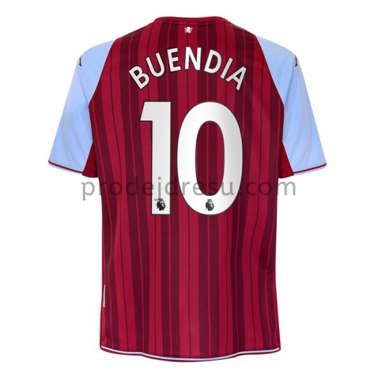 Aston Villa Dresy Fotbal Emiliano Buendia 10 Domácí 2021-2022 Krátký Rukáv