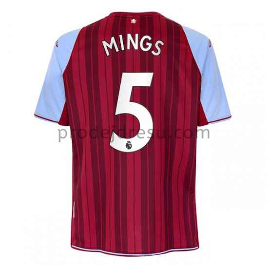 Aston Villa Dresy Fotbal Tyrone Mings 5 Domácí 2021-2022 Krátký Rukáv
