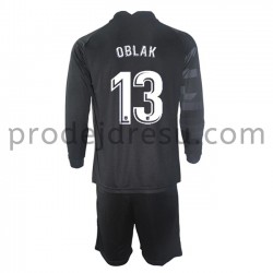 Atlético Madrid Dresy Fotbal Brankářské Jan Oblak 13 Dětský Venkovní 2021-2022 Dlouhý Rukáv