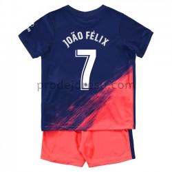Atlético Madrid Dresy Fotbal Joao Felix 7 Dětský Venkovní 2021-2022 Krátký Rukáv