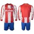 Atlético Madrid Dresy Fotbal Dětský Domácí 2021-2022 Dlouhý Rukáv