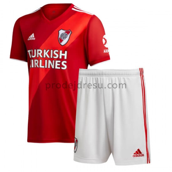 CA River Plate Dresy Fotbal Dětský Venkovní 2021-2022 Krátký Rukáv