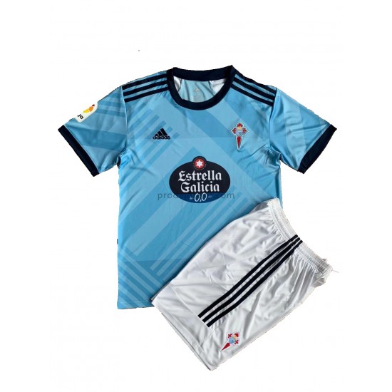 Celta de Vigo Dresy Fotbal Dětský Domácí 2021-2022 Krátký Rukáv