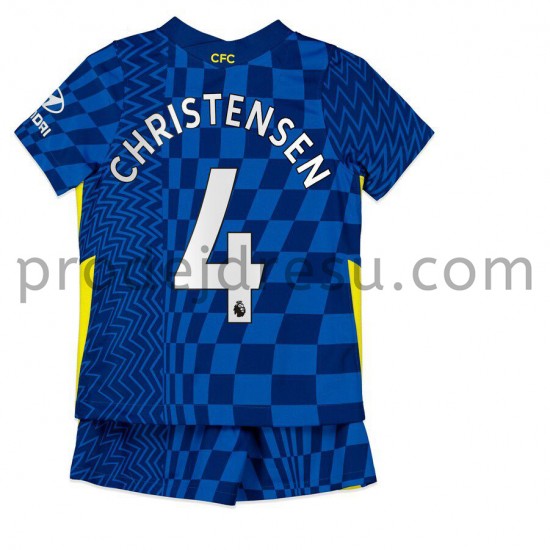 Chelsea Dresy Fotbal Andreas Christensen 4 Dětský Domácí 2021-2022 Krátký Rukáv