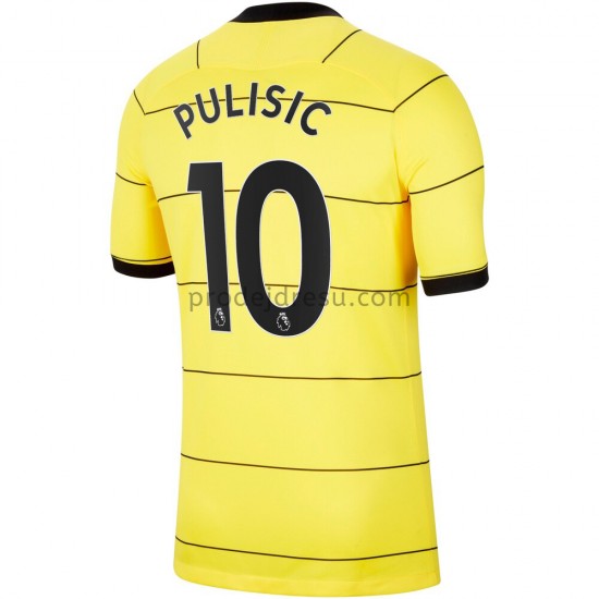 Chelsea Dresy Fotbal Christian Pulisic 10 Venkovní 2021-2022 Krátký Rukáv