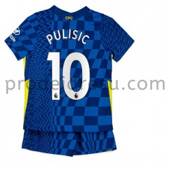 Chelsea Dresy Fotbal Christian Pulisic 10 Dětský Domácí 2021-2022 Krátký Rukáv