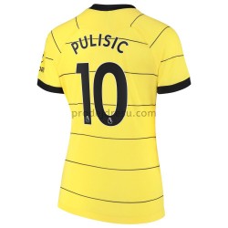 Chelsea Dresy Fotbal Christian Pulisic 10 Žena Venkovní 2021-2022 Krátký Rukáv