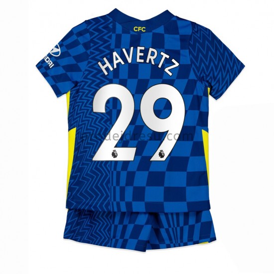 Chelsea Dresy Fotbal Kai Havertz 29 Dětský Domácí 2021-2022 Krátký Rukáv