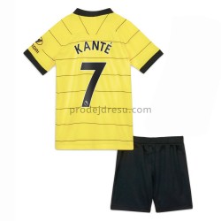 Chelsea Dresy Fotbal Kante 7 Dětský Venkovní 2021-2022 Krátký Rukáv