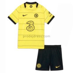 Chelsea Dresy Fotbal Dětský Venkovní 2021-2022 Krátký Rukáv