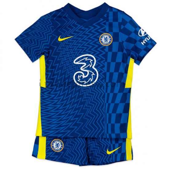 Chelsea Dresy Fotbal Dětský Domácí 2021-2022 Krátký Rukáv