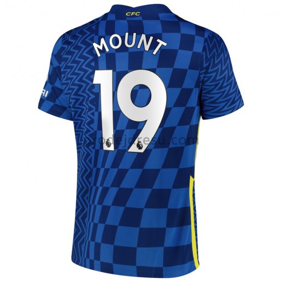 Chelsea Dresy Fotbal Mason Mount 19 Domácí 2021-2022 Krátký Rukáv