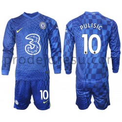 Chelsea Dresy Fotbal Pulisic 10 Dětský Domácí 2021-2022 Dlouhý Rukáv