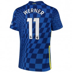 Chelsea Dresy Fotbal Timo Werner 11 Domácí 2021-2022 Krátký Rukáv
