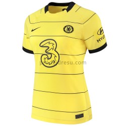 Chelsea Dresy Fotbal Žena Venkovní 2021-2022 Krátký Rukáv