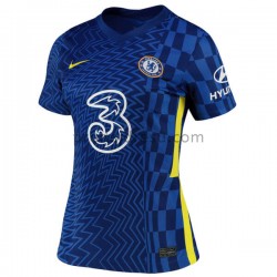 Chelsea Dresy Fotbal Žena Domácí 2021-2022 Krátký Rukáv
