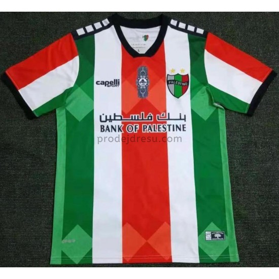Club Deportivo Palestino Dresy Fotbal Domácí 2021 Krátký Rukáv