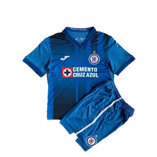 Cruz Azul Dresy Fotbal Dětský Domácí 2021-2022 Krátký Rukáv