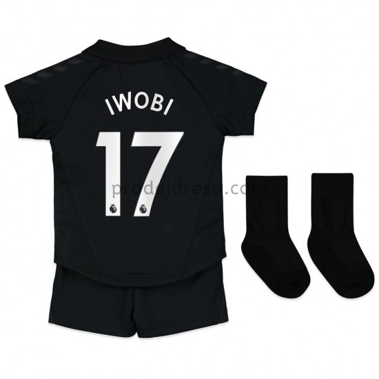 Everton Dresy Fotbal Alex Iwobi 17 Dětský Venkovní 2021-2022 Krátký Rukáv