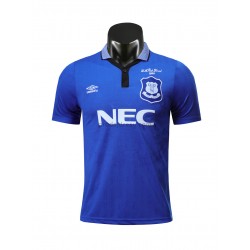 Everton Dresy Fotbal Retro Domácí 1995 Krátký Rukáv