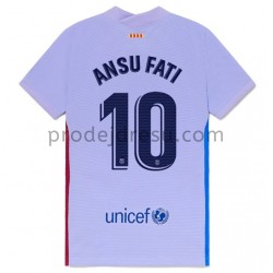 FC Barcelona Dresy Fotbal Ansu Fati 10 Venkovní 2021-2022 Krátký Rukáv