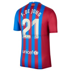 FC Barcelona Dresy Fotbal F.De Jong 21 Domácí 2021-2022 Krátký Rukáv