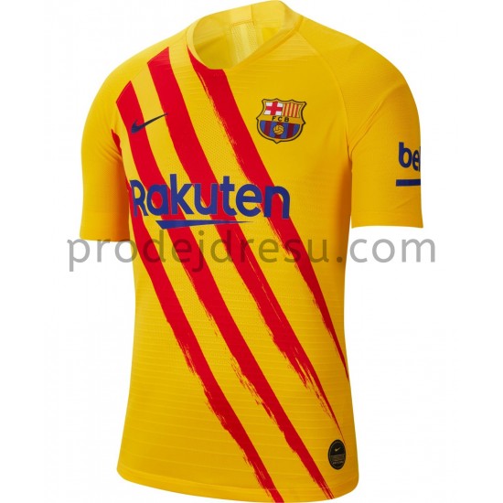 FC Barcelona Dresy Fotbal Čtvrtý 2021-2022 Krátký Rukáv