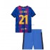 FC Barcelona Dresy Fotbal Frenkie de Jong 21 Dětský Alternativní 2021-2022 Krátký Rukáv
