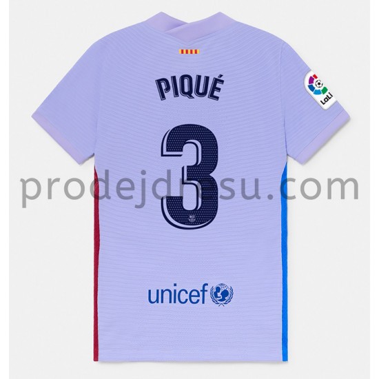 FC Barcelona Dresy Fotbal Gerard Pique 3 Venkovní 2021-2022 Krátký Rukáv