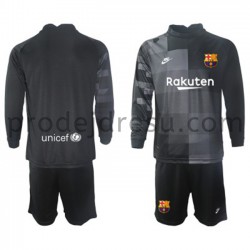 FC Barcelona Dresy Fotbal Brankářské Dětský Venkovní 2021-2022 Dlouhý Rukáv