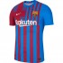 FC Barcelona Dresy Fotbal Domácí 2021-2022 Krátký Rukáv