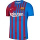 FC Barcelona Dresy Fotbal Domácí 2021-2022 Krátký Rukáv