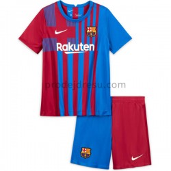 FC Barcelona Dresy Fotbal Dětský Domácí 2021-2022 Krátký Rukáv