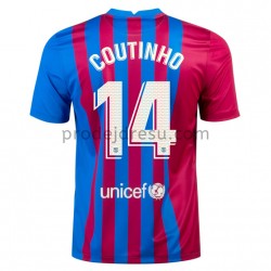 FC Barcelona Dresy Fotbal Philippe Coutinho 14 Domácí 2021-2022 Krátký Rukáv