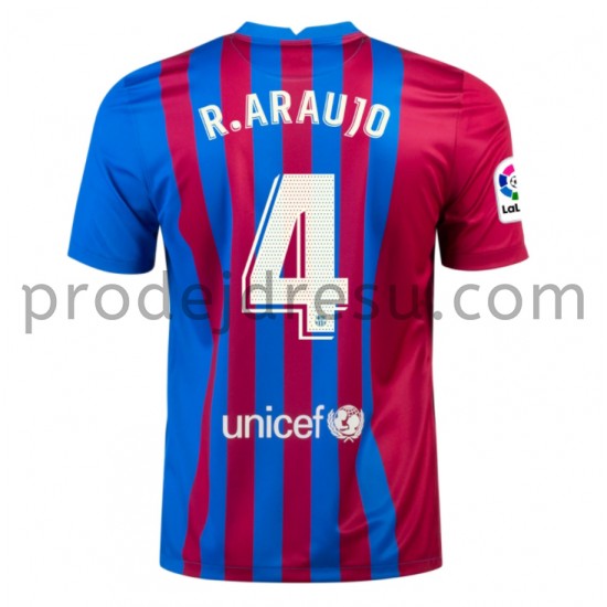 FC Barcelona Dresy Fotbal Ronald Araujo 4 Domácí 2021-2022 Krátký Rukáv