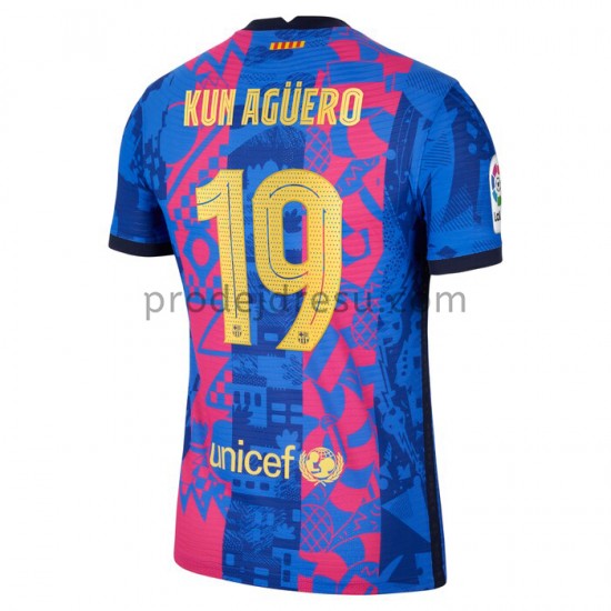 FC Barcelona Dresy Fotbal Sergio Aguero 19 Alternativní 2021-2022 Krátký Rukáv
