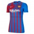 FC Barcelona Dresy Fotbal Žena Domácí 2021-2022 Krátký Rukáv