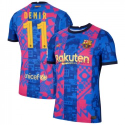 FC Barcelona Dresy Fotbal Yusuf Demir 11 Alternativní 2021-2022 Krátký Rukáv