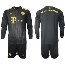 FC Bayern Mnichov Dresy Fotbal Dětský Venkovní 2021-2022 Dlouhý Rukáv