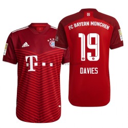 FC Bayern Mnichov Dresy Fotbal Alphonso Davies 19 Domácí 2021-2022 Krátký Rukáv
