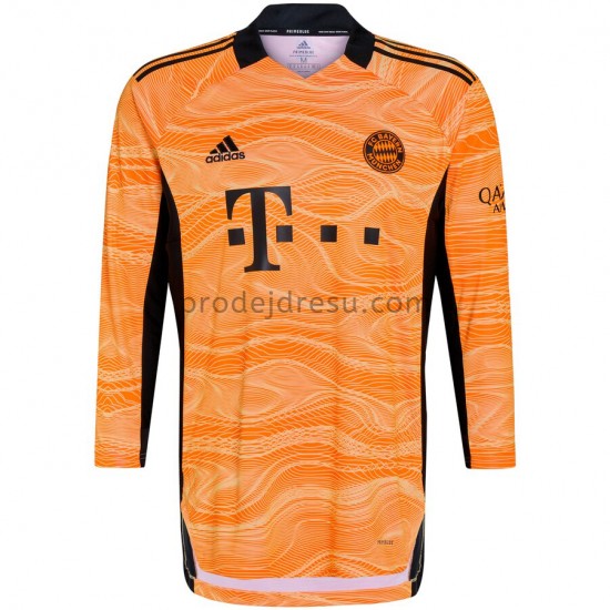 FC Bayern Mnichov Dresy Fotbal Brankářské Domácí 2021-2022 Dlouhý Rukáv