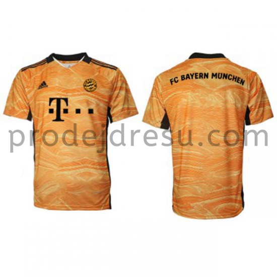 FC Bayern Mnichov Dresy Fotbal Brankářské Domácí 2021-2022 Krátký Rukáv
