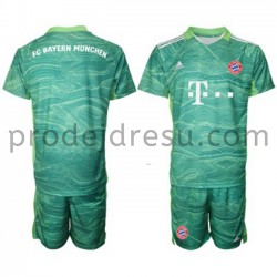 FC Bayern Mnichov Dresy Fotbal Brankářské Dětský Alternativní 2021-2022 Krátký Rukáv